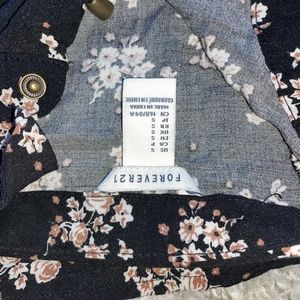 Black floral jumsuit